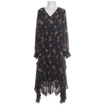 Maxi jurk (Zwart, Meerkleurig) van Saint Tropez Elastaan, Polyester, Viscose