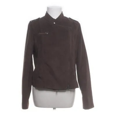 Biker jacket (Brown) from La Ligna Polyester