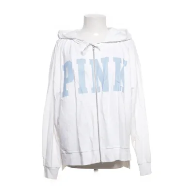 Huvtröja (Vit, Blå) från Pink Victoria's Secret Bomull, Polyester