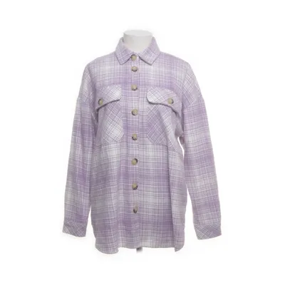Overshirt (Purple, White) from DF Young Acrylic, Cotton, Polyester, Viscose