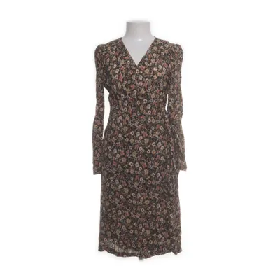 Robe portefeuille (Marron, Multicolore) de Pure Female Cupro, Viscose