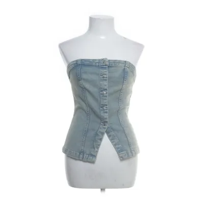 Tubtopp (Blå) från Divided by H&M Bomull, Polyester, Elastan