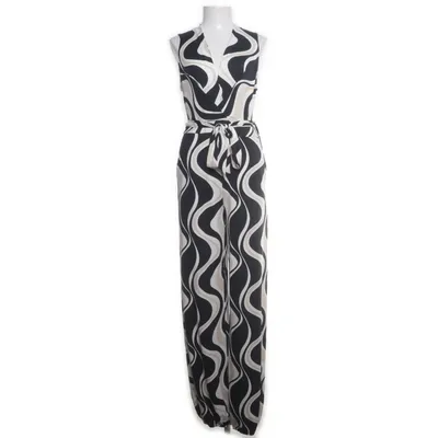 Jumpsuit (Zwart, Meerkleurig) van By Swan Paris Elastaan, Polyester, Viscose