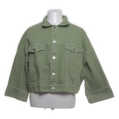 Jeansjacka (Grön) från Weekday Bomull