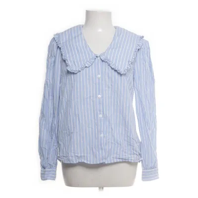 Shirt (Blauw, Wit) van Costes Atelier Katoen