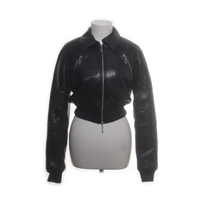 Jacket (Black) from Nanushka Nylon, Polyester, Polyurethane, Viscose