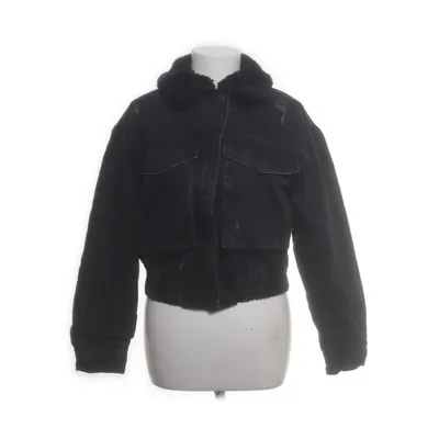 Lined denim jacket (Black) from FB Sister Denim Cotton, Polyester