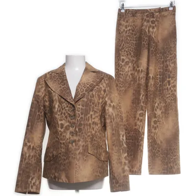 Kostym (Beige, Brun) från Taifun Collection Bomull, Elastan, Polyester