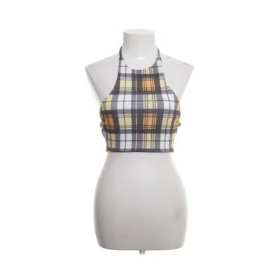 Haltertop (Zwart, Meerkleurig) van PrettyLittleThing Elastaan, Polyester