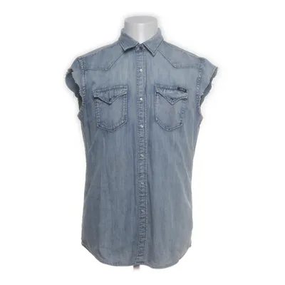 Spijker gilet (Blauw) van Replay Katoen