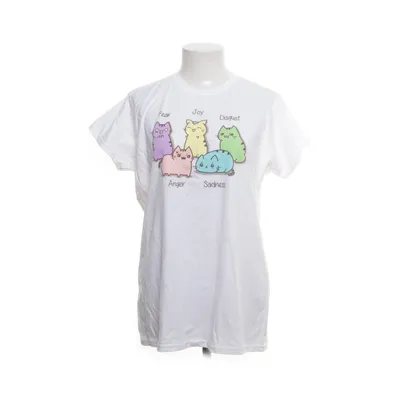 T-shirt (Vit, Flerfärgad) från Gildan Softstyle Bomull