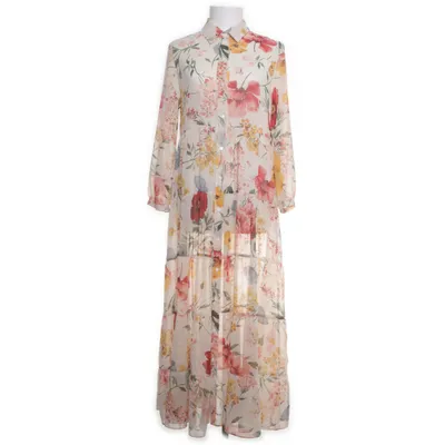 Skjortklänning (Beige, Flerfärgad) från Zara