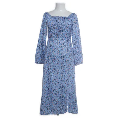 Halterneckklänning (Blå, Flerfärgad) från Dennis Maglic Bomull, Polyester