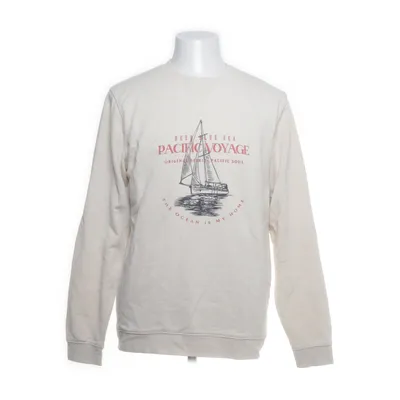 Sweatshirt (Beige) van Dressmann Katoen, Polyester
