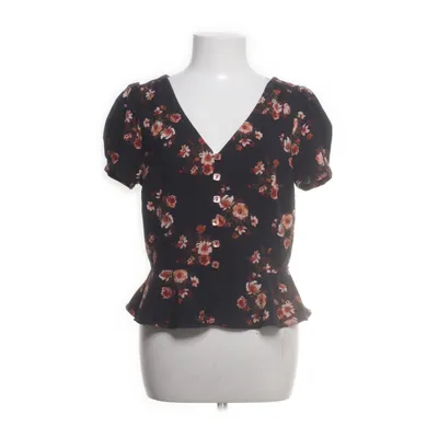 Peplumtopp (Svart, Flerfärgad) från Hell Bunny Elastan, Polyester