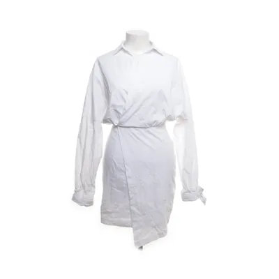 Shirt dress (White) from Angelica Blick x NA-KD Cotton, Polyamide, Elastane