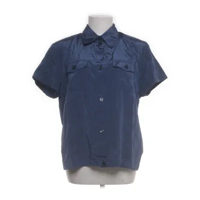Short sleeve shirt (Blue) from Fer Linen, Polyamide, Viscose