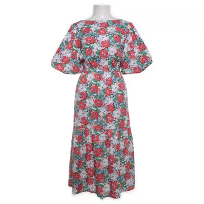 Långklänning (Röd, Flerfärgad) från Influence Polyester