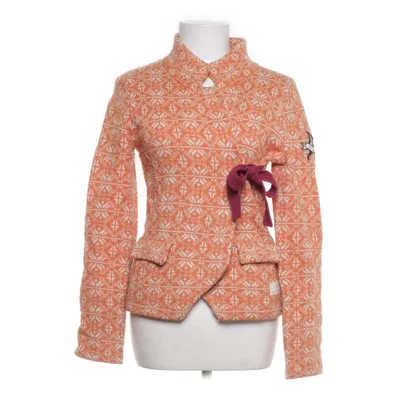 Kofta (Orange, Vit) från Odd Molly Nylon, Ull