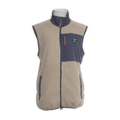 Fleecevest (Beige, Blauw) van Iriedaily