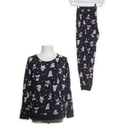 Pyjama (Blauw, Meerkleurig) van Esmara Katoen