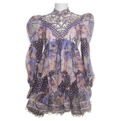 Cocktailklänning (Beige, Flerfärgad) från Zimmermann Linne, Polyester, Silke