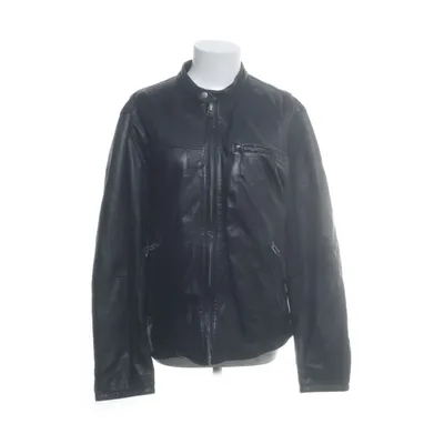 Läderjacka (Svart) från Casual Clothing Bomull, Polyester, Skinn
