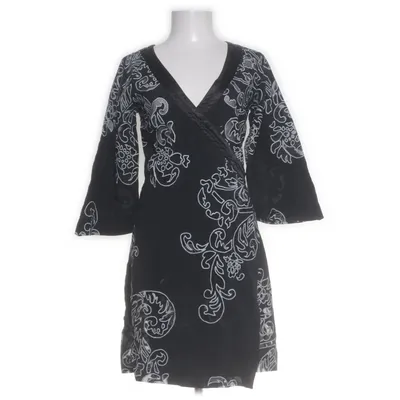 Omlottklänning (Svart, Vit) från Philosophy Blues Original Linne, Nylon, Viskos