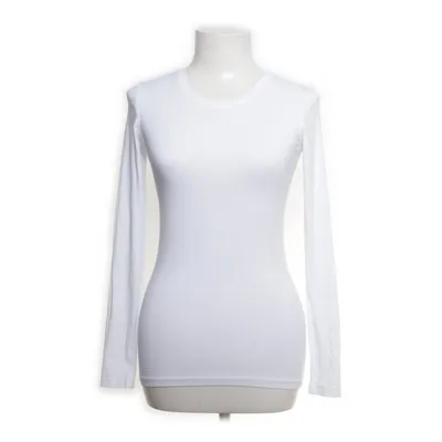 Långärmad t-shirt (Vit) från Canda C&A Bomull, Elastan