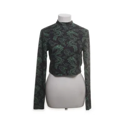 Crop top (Zwart, Groen, Meerkleurig) van FB Sister Elastaan, Polyester