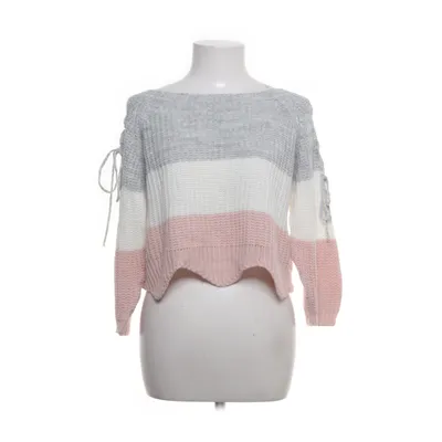 Pull-over (Rose, Blanc, Gris) de My Style Acrylique, Laine d'alpaga, Laine