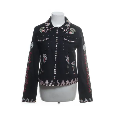 Jeansjacka (Svart, Flerfärgad) från Desigual Bomull, Elastan, Polyester