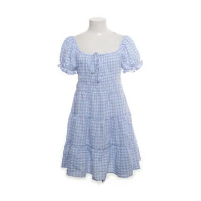 Jurk (Blauw, Wit) van Shein Curve Katoen, Polyester