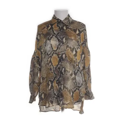 Shirt (Zwart, Beige) van Zara Denim Polyester