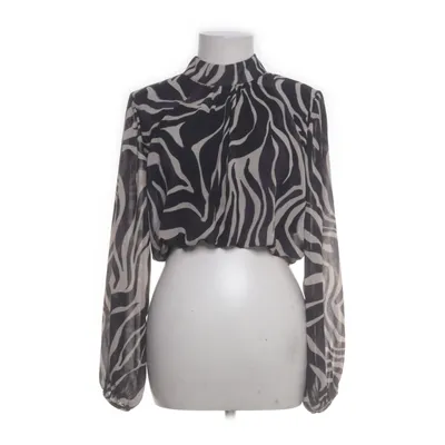 Top (Black, Beige) from Anna Dani Elastane, Polyester, Viscose