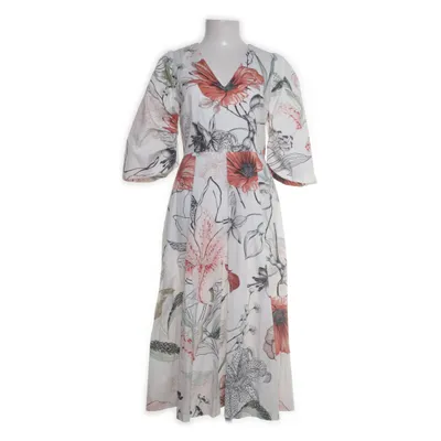 Klänning (Vit, Flerfärgad) från Mohito Bomull