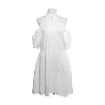 Halterneck dress (White) from Lovito Polyester