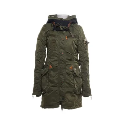 Winterjas (Groen) van Khujo Polyester, Elastaan, Imitatiebont