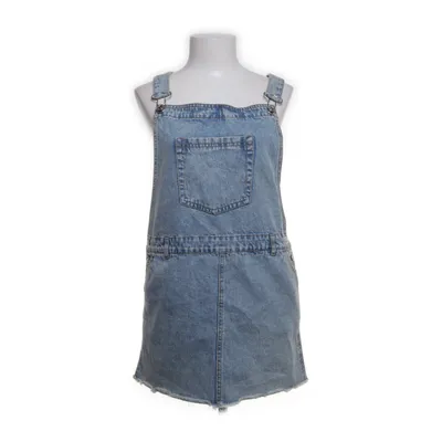 Dungaree skirt (Blue) from Mango Denim Cotton
