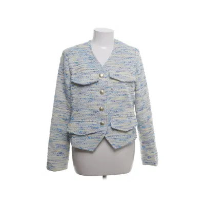 Blazer (Blue, Multicolored) from Kaycee Viscose, Polyester