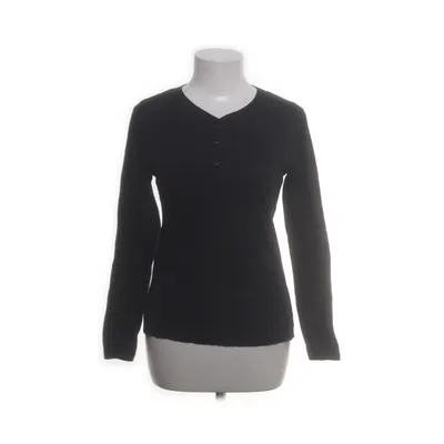 Henley shirt (Zwart) van Cubus Katoen, Polyester