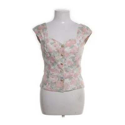 Top (Pink, Multicolored) from Meico Cotton, Linen