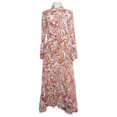 Skjortklänning (Brun, Vit) från Dagmar Tencel, Viskos