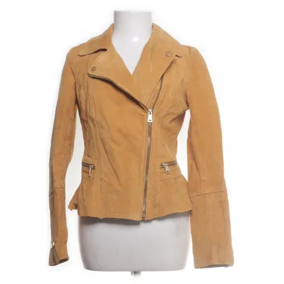 Bikerjacka (Gul) från Yessica by C&A Polyester, Skinn