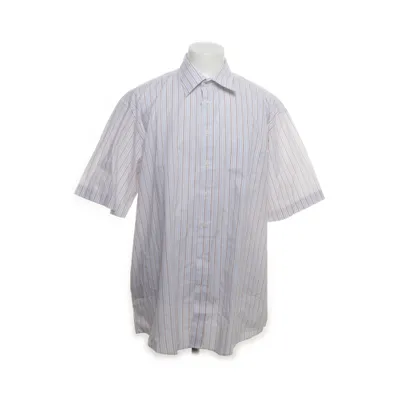 Skjorta (Vit, Blå, Brun) från Luciano Bomull, Polyester