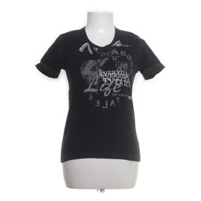 T-shirt (Sort, Flerfarvet) fra Cecil