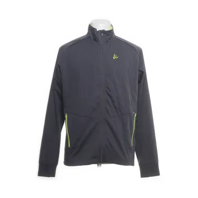 Trainingsjack (Grijs, Geel) van Craft Polyurethaan, Gerecycled polyester
