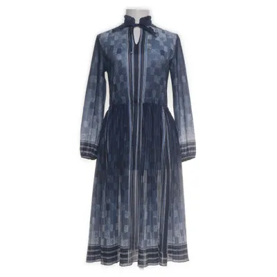 Klänning (Blå, Flerfärgad) Polyester