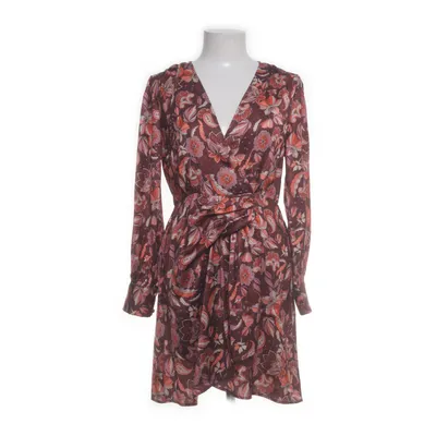 Wrap dress (Brown, Multicolored) from Atelier Evène Polyester