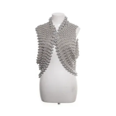 Gilet (Beige) van By Malene Birger Metallvezel, Polyester, Viscose